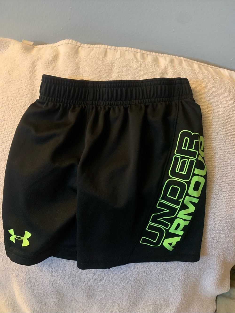 Neon Green & Black Under Amour Shorts